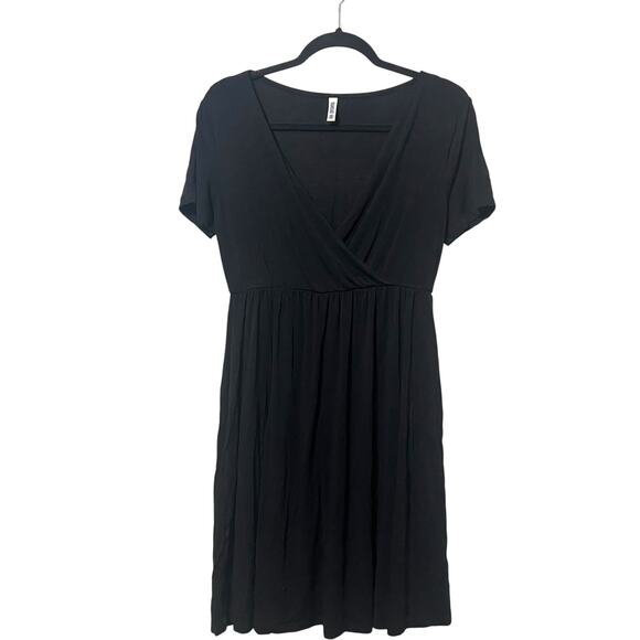 Dearcase Black Baby Doll Style Dress Size Small - Picture 1 of 4